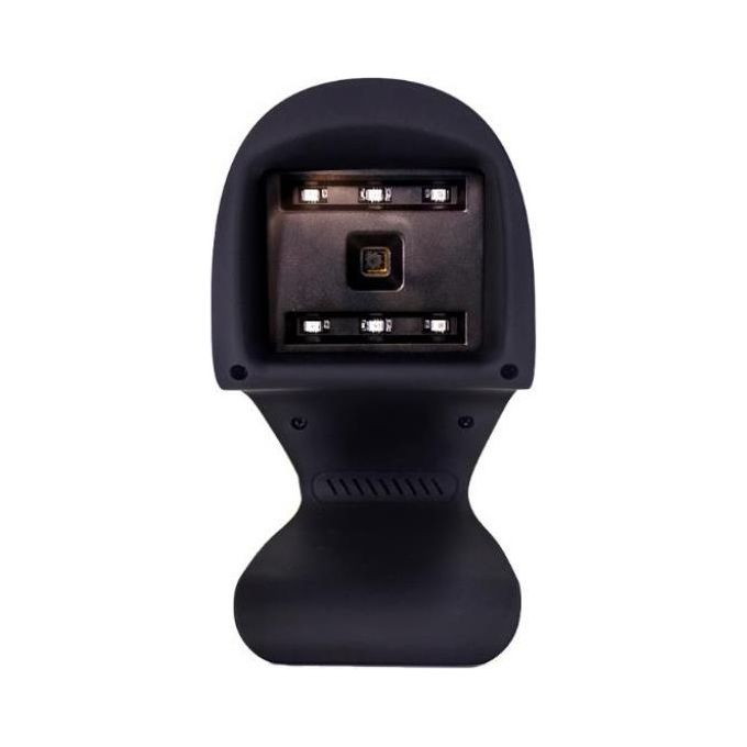 Nilox NX-CSM-2DUNL Lettore di Codici a Barre da Tavolo 2D USB CMOS Nero