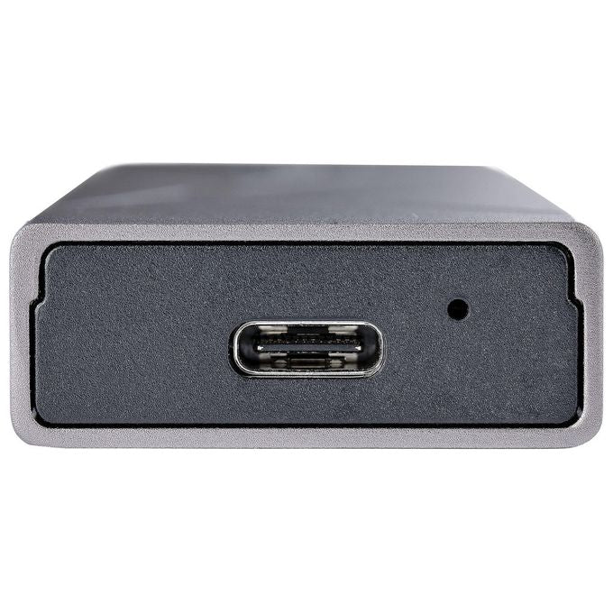 StarTech.com M2-USB-C-NVME-SATA Box Esterno SSD M.2 NVMe SATA USB-C 10Gbps Alluminio 2230 2242 2260 2280 colore Grigio