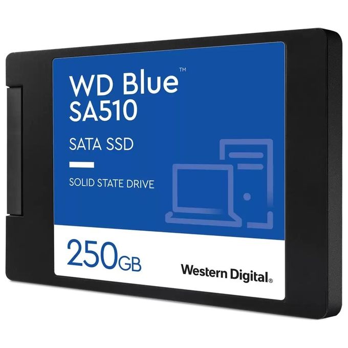 Western Digital WDS250G3B0A WD Blue SA510 SSD Interno 2.5'' 250 GB SATA III 555 MB-s