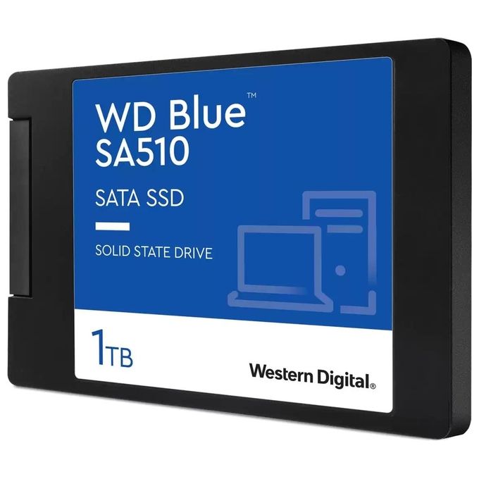 Western Digital WDS100T3B0A Blue SA510 SSD 2.5'' 1TB SATA III 560 MB-s Lettura 520 MB-s Scrittura