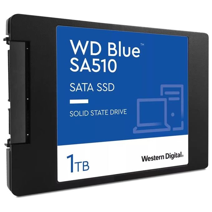 Western Digital WDS100T3B0A Blue SA510 SSD 2.5'' 1TB SATA III 560 MB-s Lettura 520 MB-s Scrittura