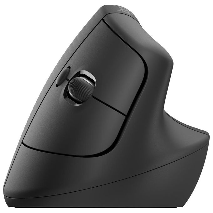 Logitech 910-006494 Lift for Business Mouse Ergonomico Verticale Wireless Bluetooth Logi Bolt 4000 DPI Clic Silenziosi colore Grafite
