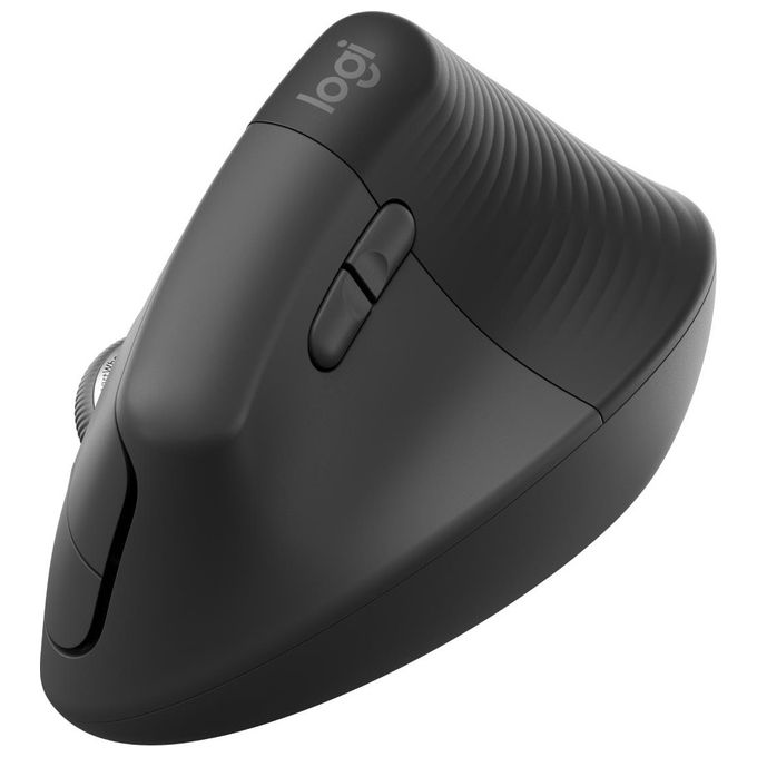 Logitech 910-006494 Lift for Business Mouse Ergonomico Verticale Wireless Bluetooth Logi Bolt 4000 DPI Clic Silenziosi colore Grafite