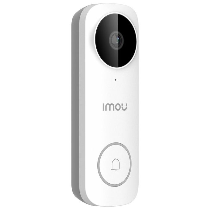 Imou DB61I Videocampanello Cablato 2 fili 5 MP 164° Visione Notturna 5m Wi-Fi Dual Band IP65 colore Bianco