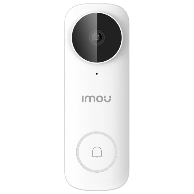 Imou DB61I Videocampanello Cablato 2 fili 5 MP 164° Visione Notturna 5m Wi-Fi Dual Band IP65 colore Bianco