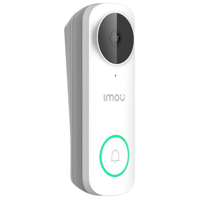 Imou DB61I Videocampanello Cablato 2 fili 5 MP 164° Visione Notturna 5m Wi-Fi Dual Band IP65 colore Bianco
