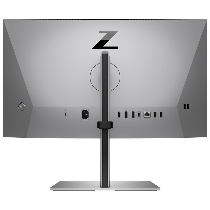HP 4Q8N9AA Z24m G3 Monitor PC 23.8'' QHD IPS 2560x1440 Webcam 5MP USB-C 100W Hub USB colore Argento