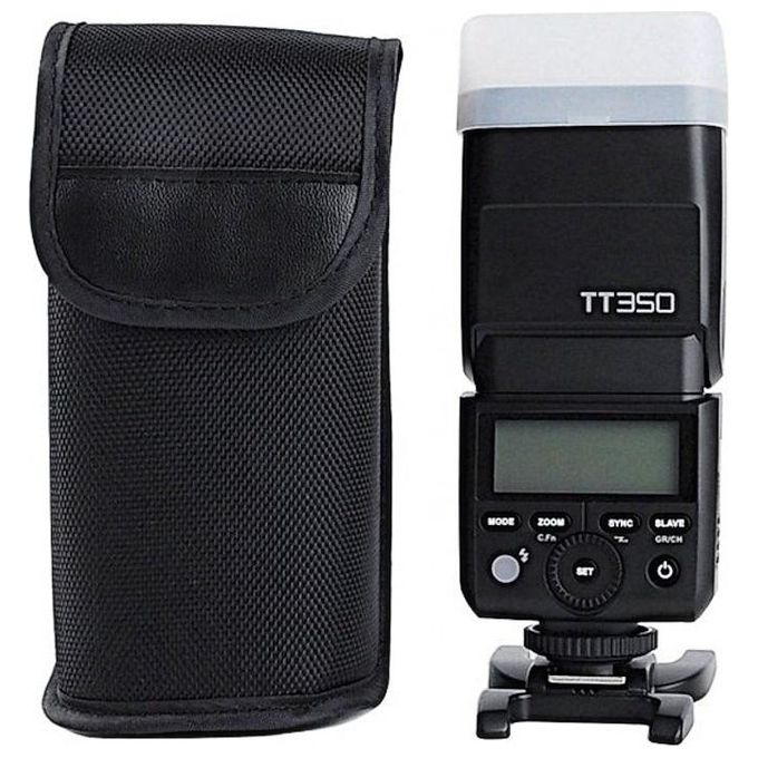 Godox TT350O Flash TTL per Olympus-Panasonic Numero Guida 36 Zoom 24-105 mm Wireless 2.4 GHz HSS 1-8000s colore Nero