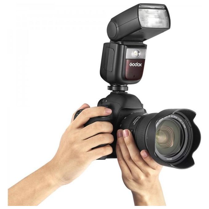 GODOX GODFLASHV860IIINI V860III Flash per Nikon Numero Guida 60 Zoom 20-200 mm Wireless Godox X 2.4 GHz Batteria Ricaricabile colore Nero