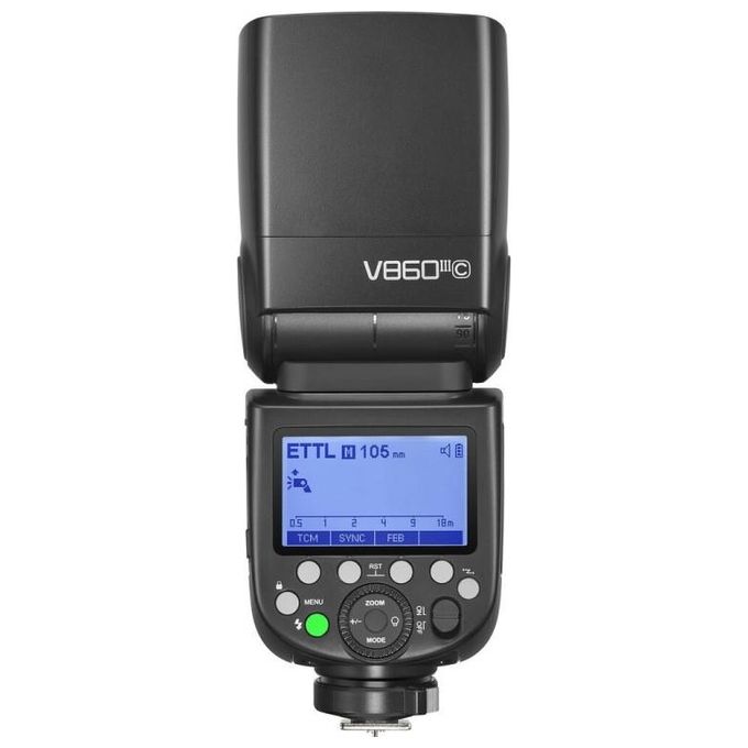 Godox V860III-C Flash Speedlite TTL per Canon Wireless 2.4GHz Numero Guida 60m HSS 480 scatti colore Nero