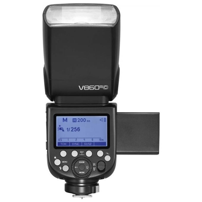 Godox V860III-C Flash Speedlite TTL per Canon Wireless 2.4GHz Numero Guida 60m HSS 480 scatti colore Nero