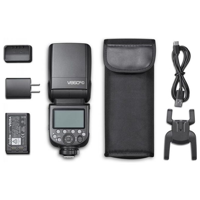 Godox V860III-C Flash Speedlite TTL per Canon Wireless 2.4GHz Numero Guida 60m HSS 480 scatti colore Nero