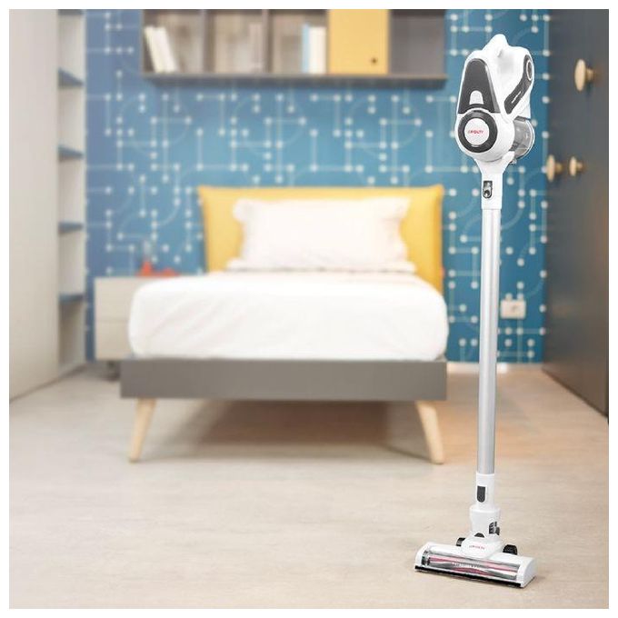 Polti PBEU0117 Forzaspira Slim Aspirapolvere Scopa Elettrica Ciclonica 2 in 1 Senza Sacchetto 0,5 L autonomia 40 min colore Bianco