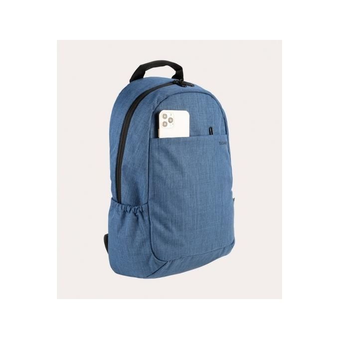 Tucano BKSPEED15-B Speed Zaino per Laptop 15.6'' e MacBook Pro 16'' in Tessuto Riciclato colore Blu