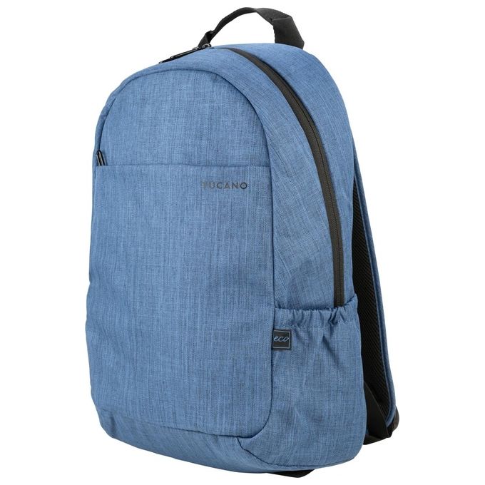 Tucano BKSPEED15-B Speed Zaino per Laptop 15.6'' e MacBook Pro 16'' in Tessuto Riciclato colore Blu