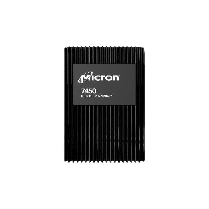 Micron MTFDKCC15T3TFR-1BC1ZABYYR 7450 PRO SSD Interno 15.36 TB U.3 PCIe 4.0 NVMe 3D TLC NAND colore Nero