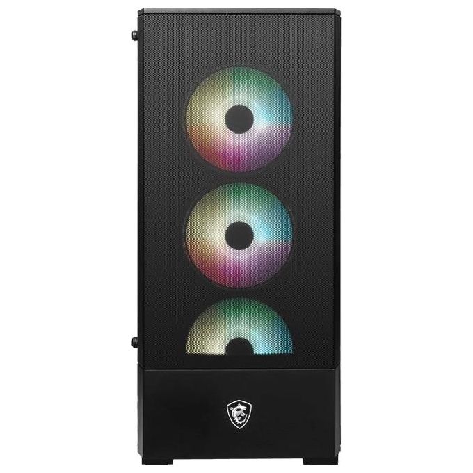 MSI 306-7G16X23-809 MAG FORGE 112R Case Midi Tower ATX 4 Ventole ARGB Vetro Temperato colore Nero