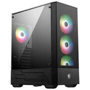 MSI 306-7G16X23-809 MAG FORGE 112R Case Midi Tower ATX 4 Ventole ARGB Vetro Temperato colore Nero