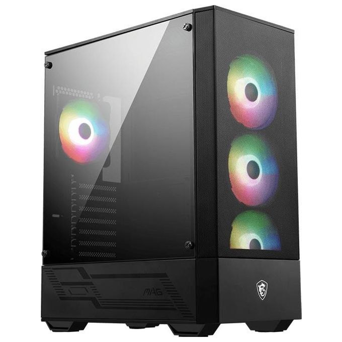 MSI 306-7G16X23-809 MAG FORGE 112R Case Midi Tower ATX 4 Ventole ARGB Vetro Temperato colore Nero