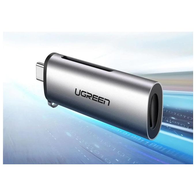 Ugreen Lettore di Schede Usb 3.2 Gen 1 Type-C Grigio