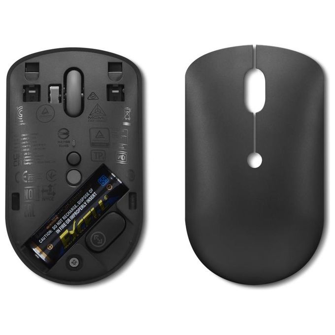 Lenovo GY51D20865 ThinkPad Mouse Wireless Compatto Ambidestro Ottico USB-C 2400 DPI 4 Tasti Autonomia 18 Mesi colore Nero