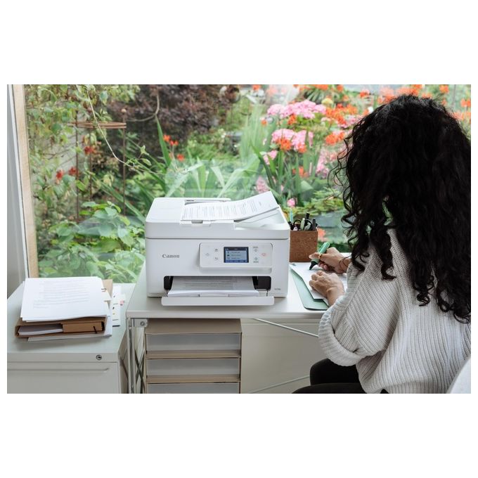 Canon TS7750i PIXMA Stampante Multifunzione Inkjet A4 1200x1200 DPI Wi-Fi AirPrint Duplex colore Bianco