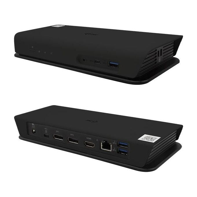 I-tec C31SMARTDOCKPDIT USB-C Smart Docking Station Triple Display + Power Delivery 65W Supporto 3 Monitor 4K Ultra HD 10 Gbps LAN Gigabit Alimentazione 65W colore Nero