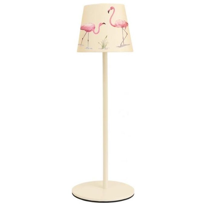 Majestic 120454 FG Lampada da Tavolo LED Ricaricabile Touch IP54 Luce Regolabile Multicolore
