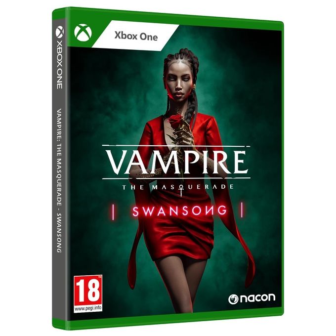 Nacon VAMPIRETHEMASQUERADESWANSONG Gioco di ruolo narrativo per Xbox One con trama thriller a scelte multiple e 3 vampiri giocabili colore Multilingua