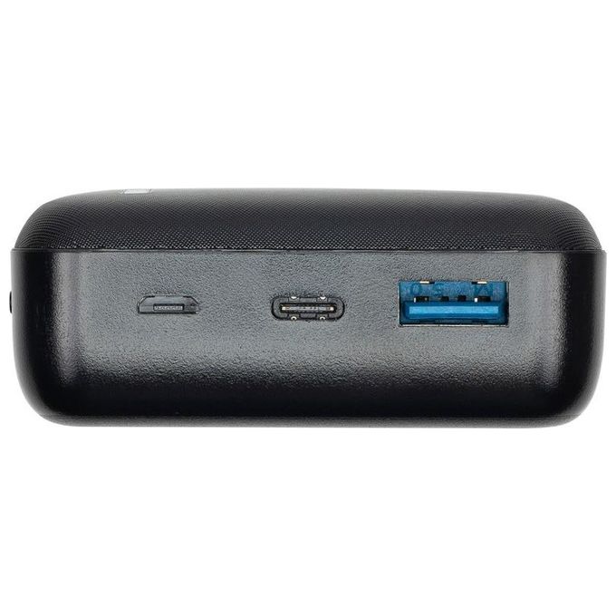 Rivacase VA2571 Power Bank Portatile 20000 mAh con Ricarica Rapida QC 3.0 e PD 3.0 Nero