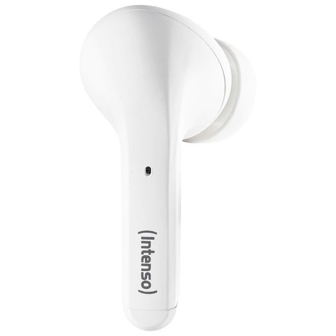 Intenso 3720302 White Buds T302A Auricolari TWS In Ear ANC Bluetooth 5.3 35 ore IPX4 colore Bianco