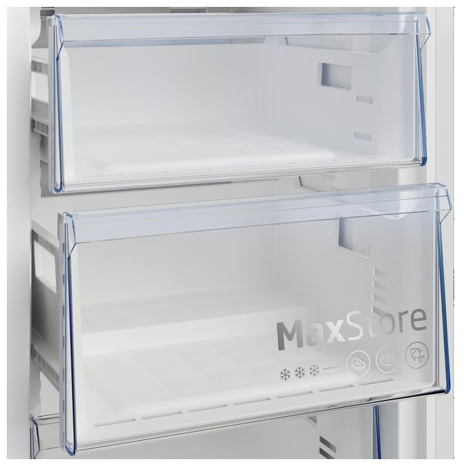 Beko B5RMFNE314X Beyond Congelatore Verticale 286 L 186 cm Classe E 34 dB Total No Frost colore Acciaio inox