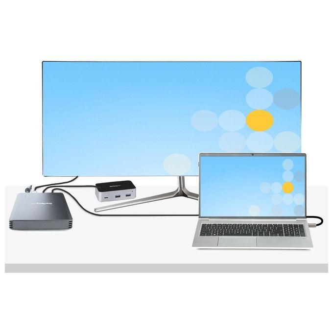 StarTech.com M2E4BTB3 Contenitore Esterno SSD 4x M.2 NVMe Thunderbolt 3 40 Gbit-s DisplayPort Integrata Ventola Attiva Alimentatore Incluso colore Nero