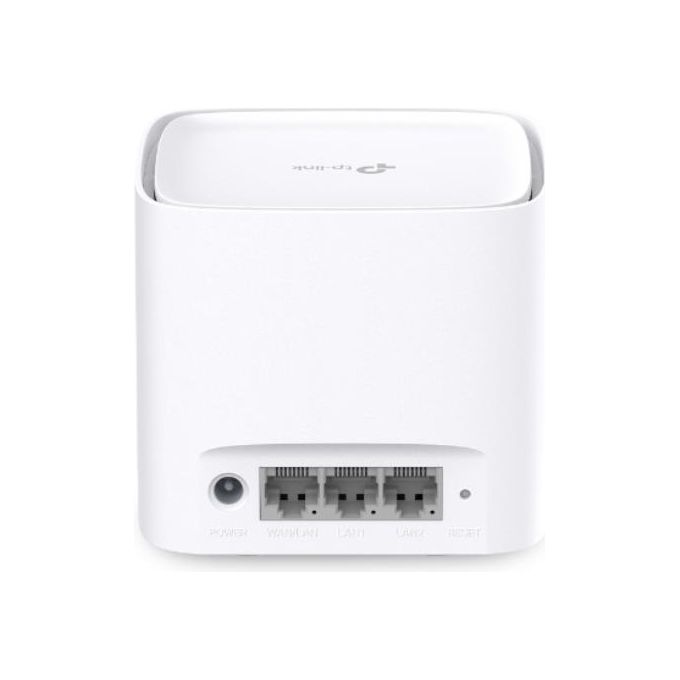 TP-Link HX220 Sistema Mesh Wi-Fi 6 AX1800 Dual Band 2.4 GHz 5 GHz 3 Porte Gigabit Ethernet colore Bianco