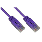LINK cavo rete categoria 6 non schermato utp colore viola halogenfree mt 0,5 slim