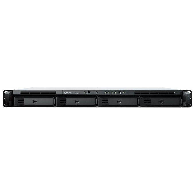 Synology RS422+ RackStation RS422+ NAS 4 bay SATA 3.5'' 2.5'' AMD Ryzen R1600 2 GB DDR4 2 LAN 1 GbE USB 3.2 colore Nero