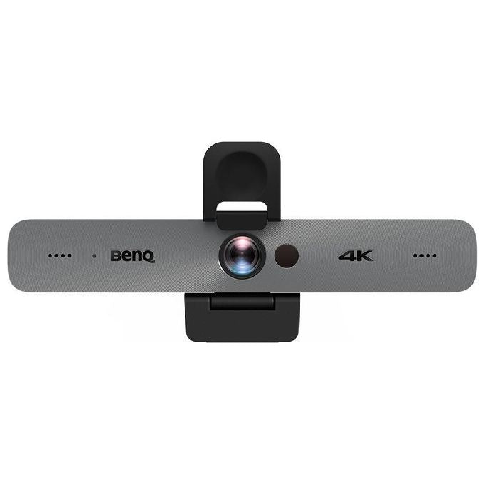 BenQ 5A.F7S14.003 DVY32 Webcam UHD 4K 3840x2160 30 fps Angolo Visione 120° Microfono Integrato Copriobiettivo Privacy colore Grigio