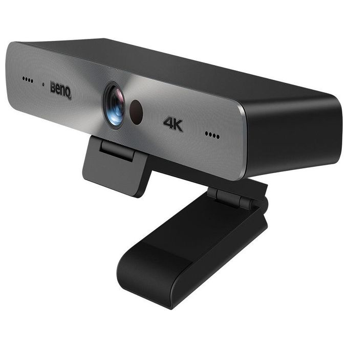BenQ 5A.F7S14.003 DVY32 Webcam UHD 4K 3840x2160 30 fps Angolo Visione 120° Microfono Integrato Copriobiettivo Privacy colore Grigio