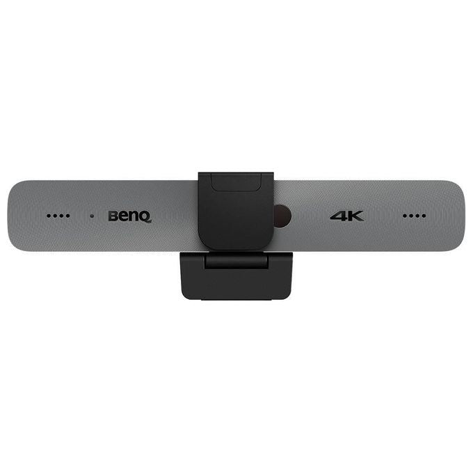 BenQ 5A.F7S14.003 DVY32 Webcam UHD 4K 3840x2160 30 fps Angolo Visione 120° Microfono Integrato Copriobiettivo Privacy colore Grigio
