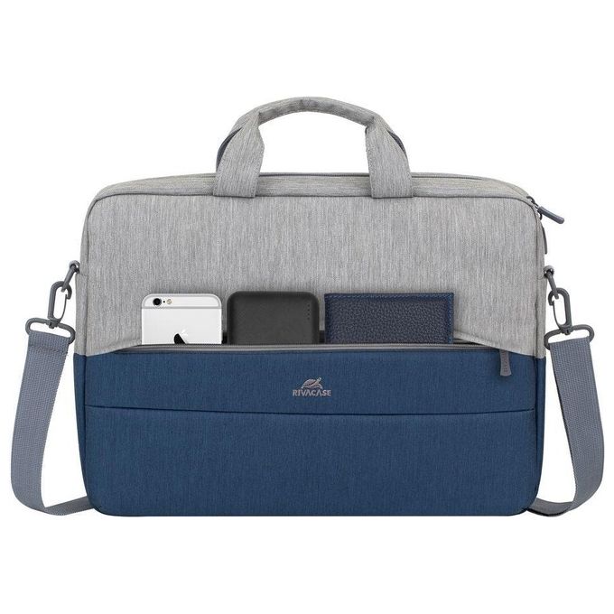 Rivacase 7532 Borsa per Notebook 15.6'' Grey Dark Blue Bag