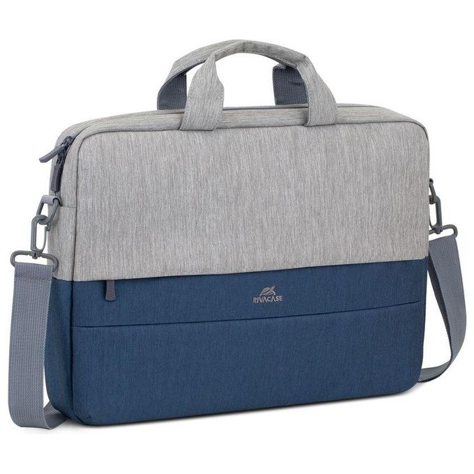 Rivacase 7532 Borsa per Notebook 15.6'' Grey Dark Blue Bag