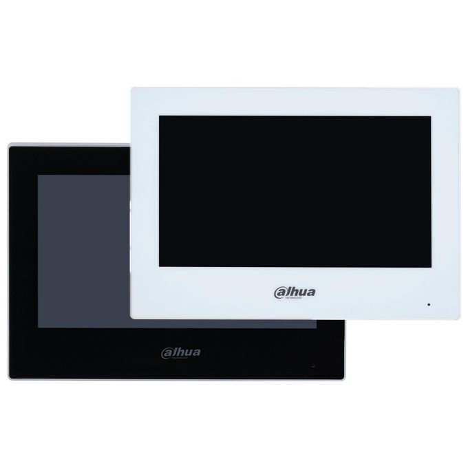 Dahua VTH2621GW-WP Monitor Videocitofonico IP Touch 7'' 1024x600 Wi-Fi PoE 6 Ingressi Allarme colore Bianco
