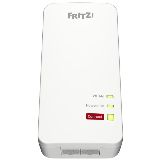 FRITZ! 20003038 Powerline 1240 AX Kit Adattatori Powerline Wi-Fi 6 1200 Mbit-s Gigabit Ethernet HomePlug AV2 2 pz colore Bianco