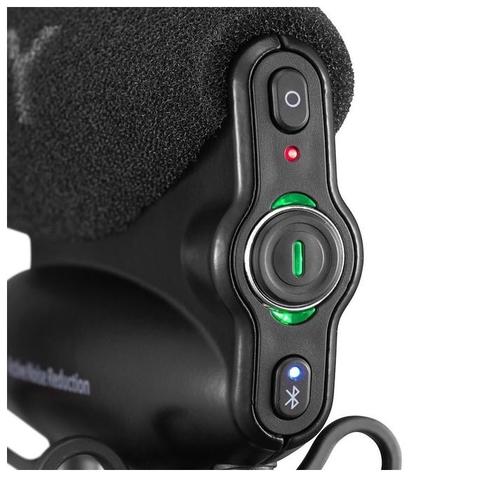 Joby JB01715-BWW Wavo PRO Microfono Direzionale On-Camera con Riduzione Attiva Rumore ANR e Supporto Rycote colore Nero