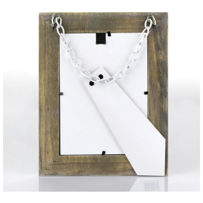 Zep Cornice Portafoto Rivoli Bianco 10x15cm in Legno