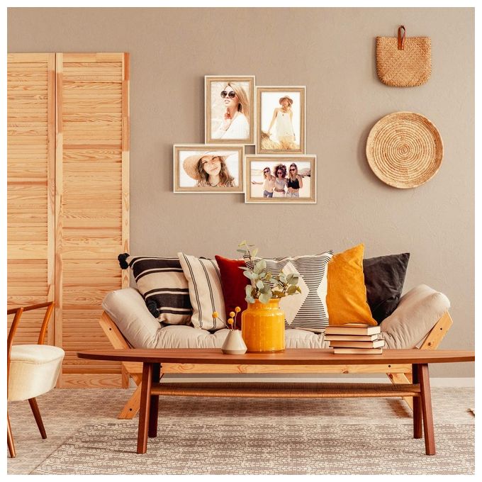 Zep Cornice Portafoto Kriss 4Q 4x10x15cm in Legno