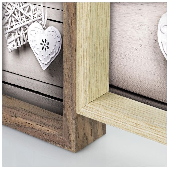 Zep TY025 Montreaux 12Q Cornice per Foto in Legno 12 pezzi 10x15 cm Orientamento Misto colore Beige Marrone