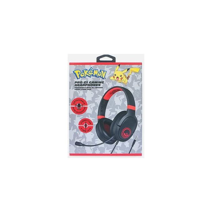 Oceania Trading Pokemon Blackred Gaming Headphone