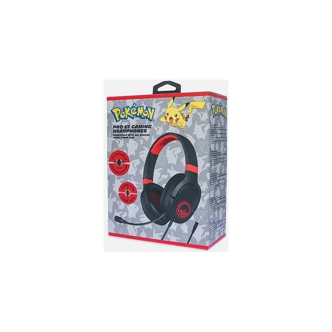 Oceania Trading Pokemon Blackred Gaming Headphone