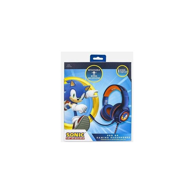 OTL Technologies SH0903 Sonic Speed G4 Cuffie Gaming Cablate A Padiglione Jack 3.5 mm Microfono Staccabile colore Blu Multicolore